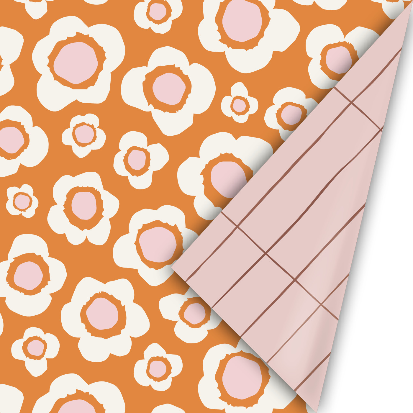 Cadeaupapier Retro Flowers | CollectivWarehouse