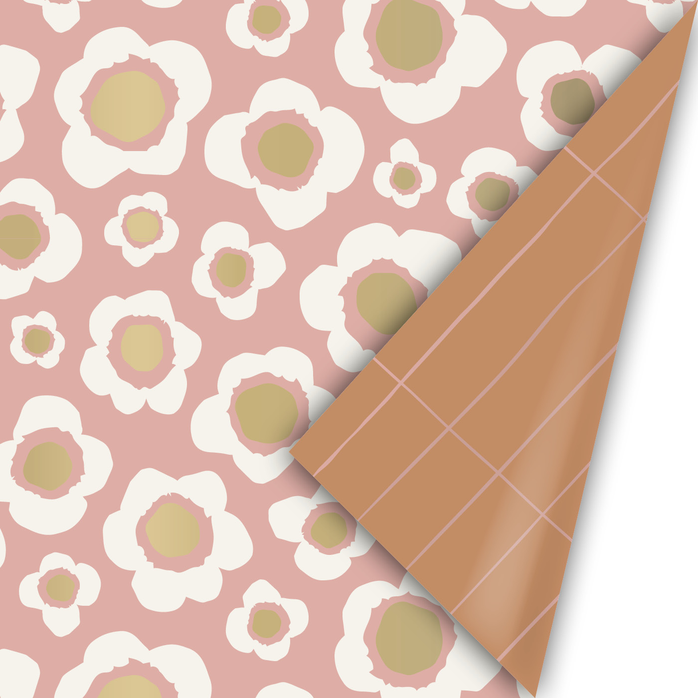 Cadeaupapier Retro Flowers | CollectivWarehouse