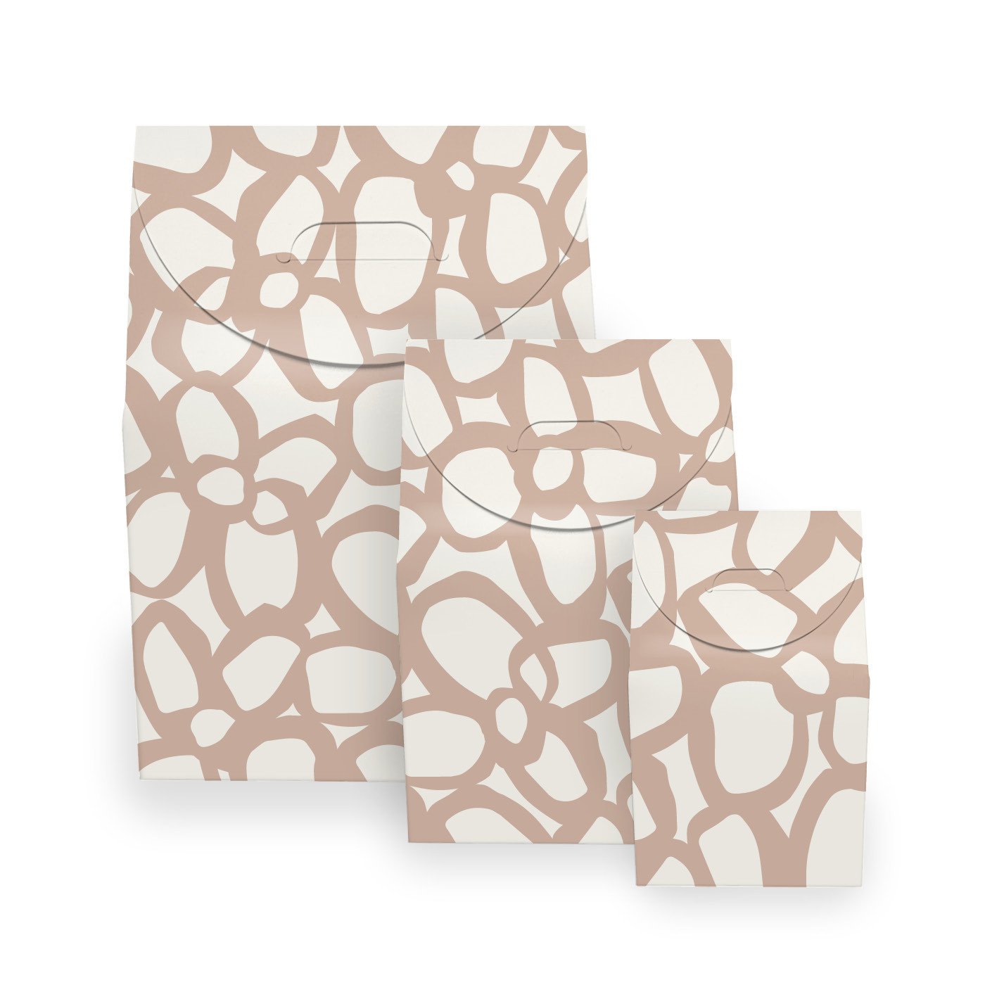 Cadeaudoosjes Bold Flowers soft rose/off-white | CollectivWarehouse