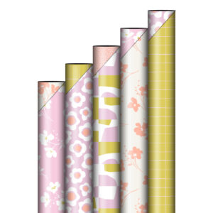 Vibrant Vintage Summer '25 - 1x5 rollen cadeaupapier - fresh