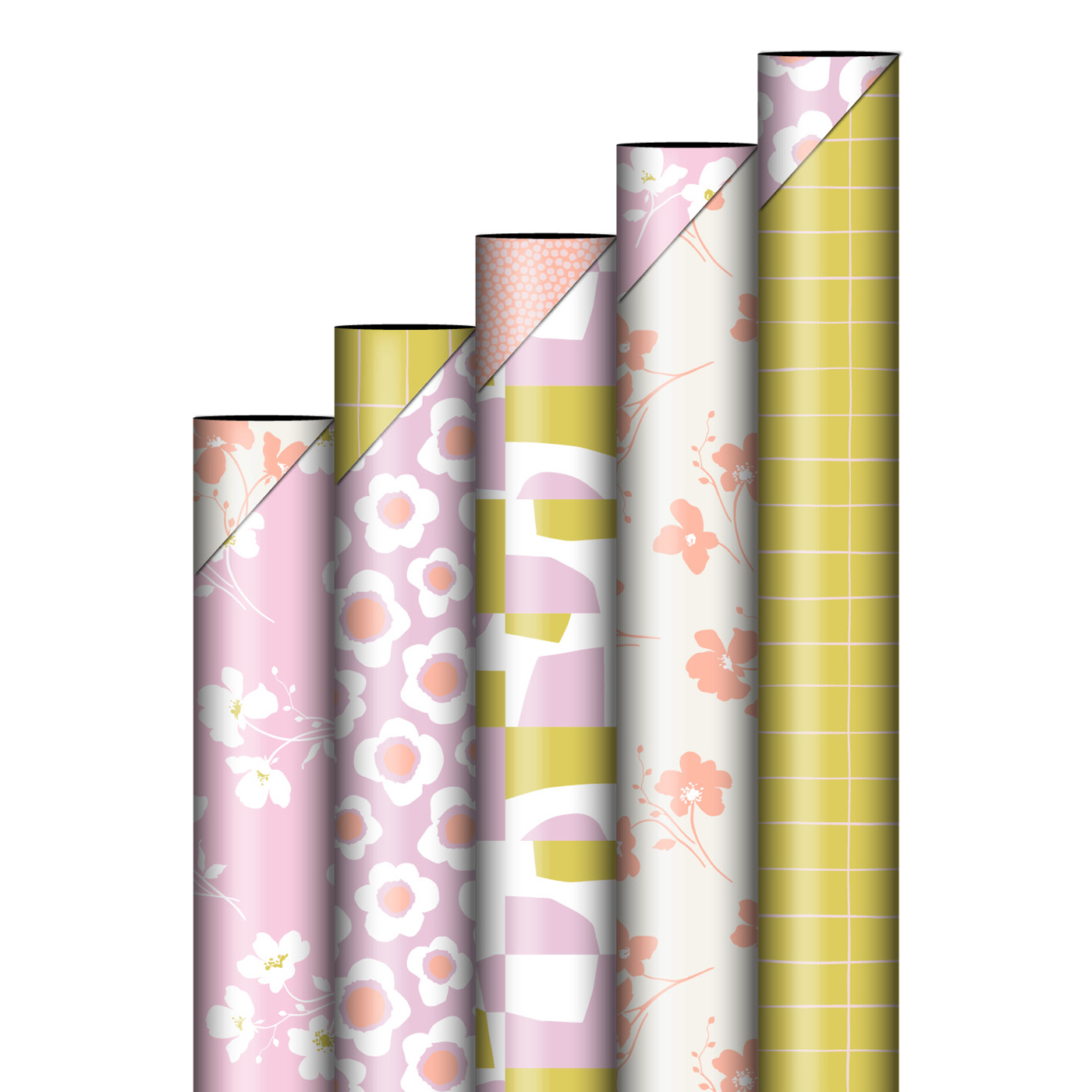 Rollen cadeaupapier - Vibrant Vintage Summer '25 - assorti - Afbeelding 24